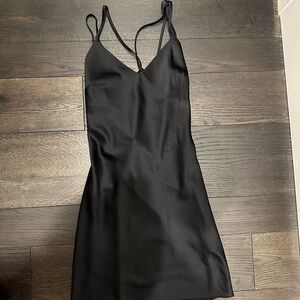 Elegant Black Slip Dress
